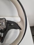 Mercedes-Benz OEM W223 S-Class 2021+ Wood Steering Wheel Beige Rim