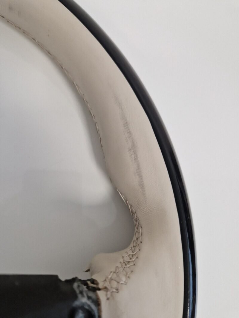 Mercedes-Benz OEM W223 S-Class 2021+ Wood Steering Wheel Beige Rim