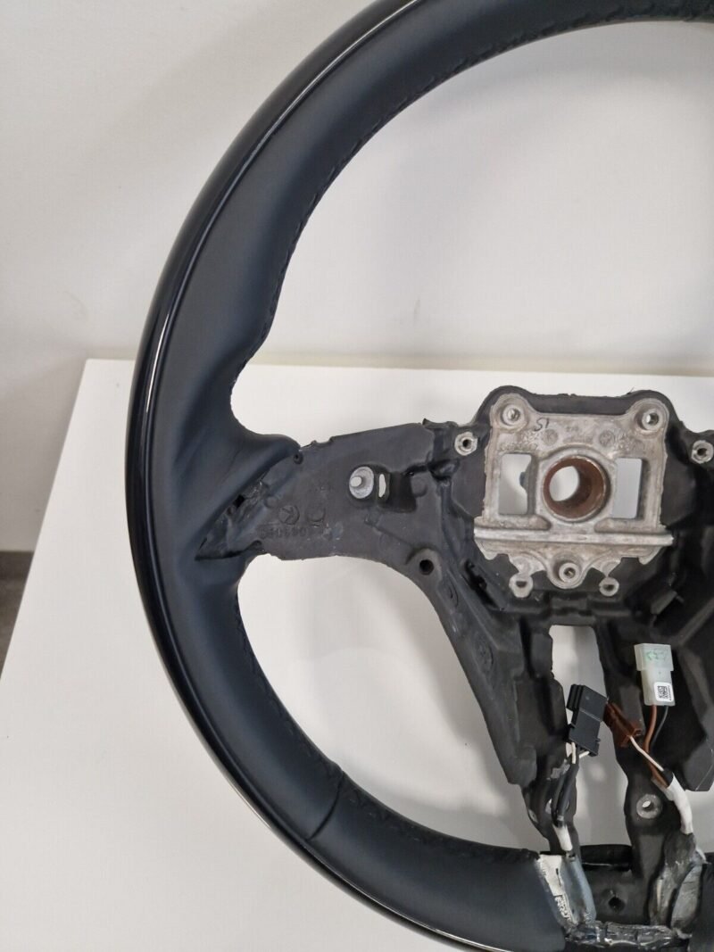 Mercedes-Benz OEM W223 S-Class 2021+ Wood Steering Wheel Black Piano Wood Rim