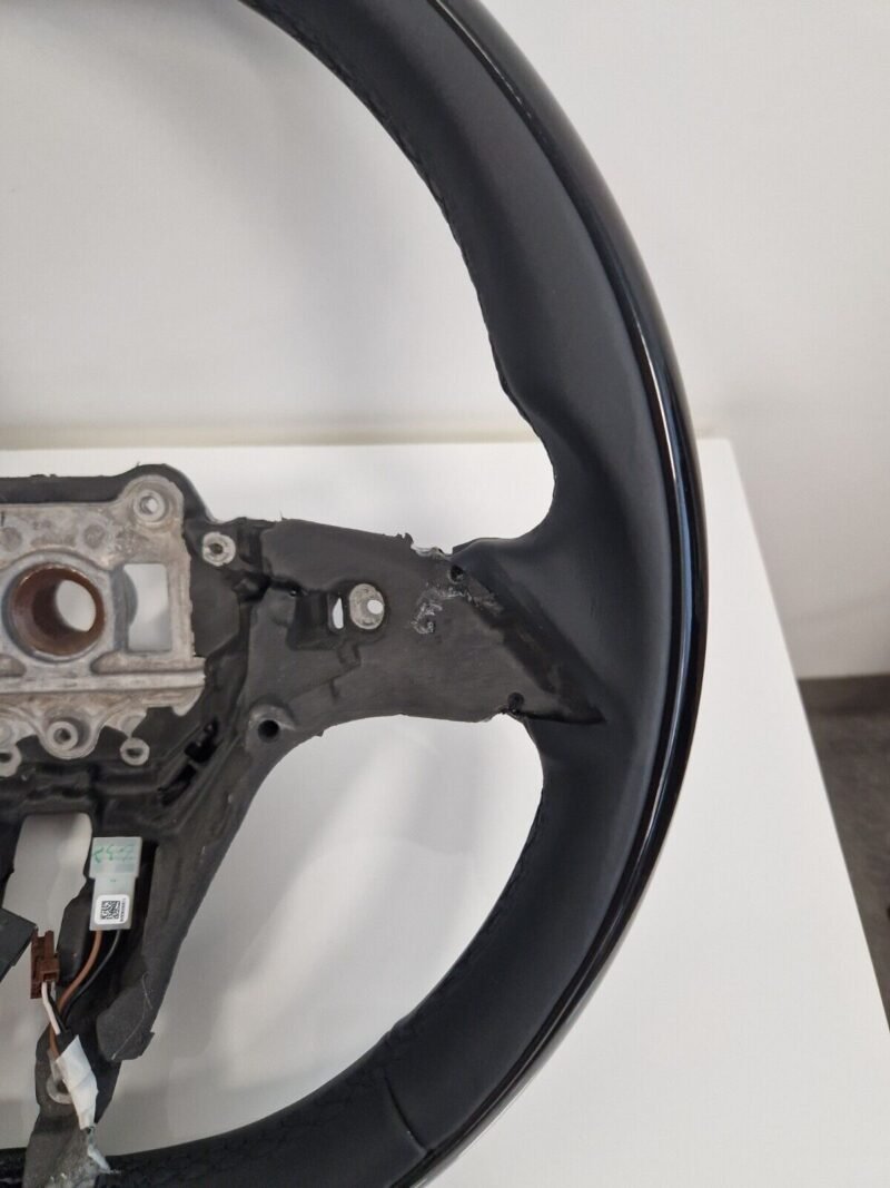 Mercedes-Benz OEM W223 S-Class 2021+ Wood Steering Wheel Black Piano Wood Rim