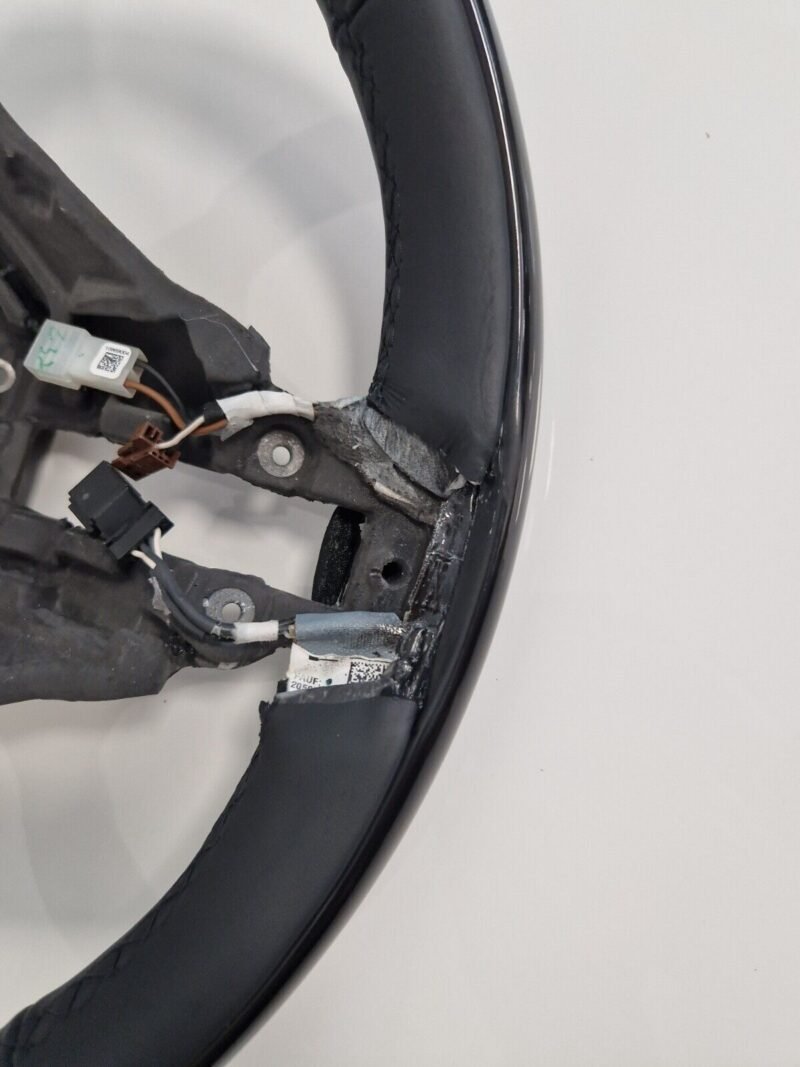 Mercedes-Benz OEM W223 S-Class 2021+ Wood Steering Wheel Black Piano Wood Rim
