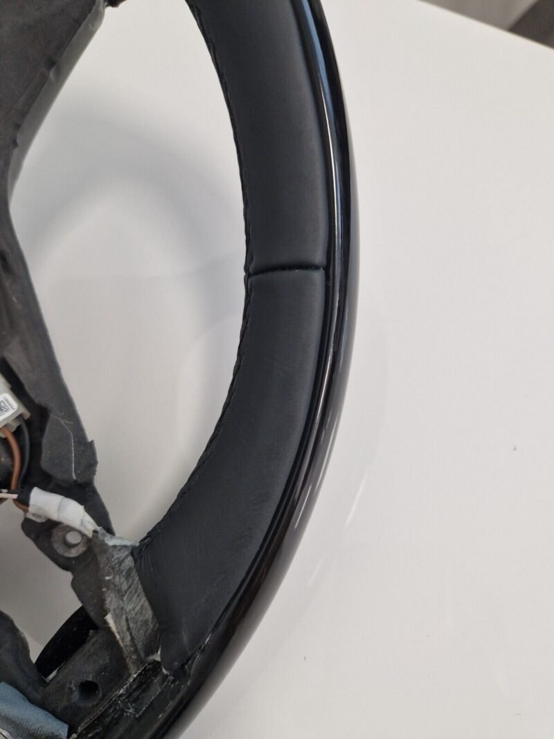 Mercedes-Benz OEM W223 S-Class 2021+ Wood Steering Wheel Black Piano Wood Rim