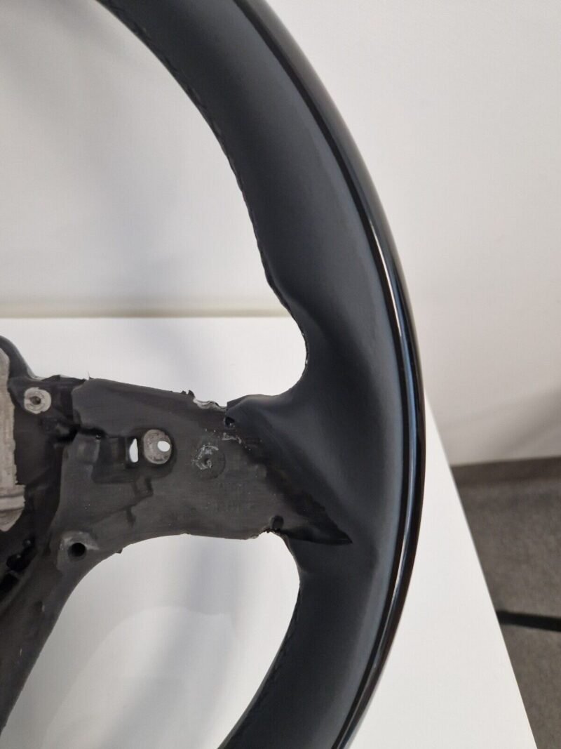 Mercedes-Benz OEM W223 S-Class 2021+ Wood Steering Wheel Black Piano Wood Rim