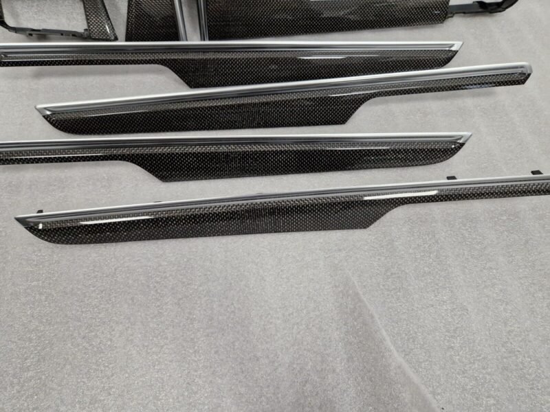 Porsche Macan 2019+ CARBON Interior Trim Set 6 of 7 Brand New OEM Genuine