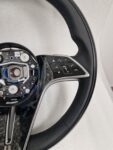 Mercedes W223 EQS 2021+ Piano Black & Leather & Wood Steering Wheel New