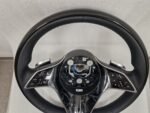 Mercedes W223 EQS 2021+ Piano Black & Leather & Wood Steering Wheel New