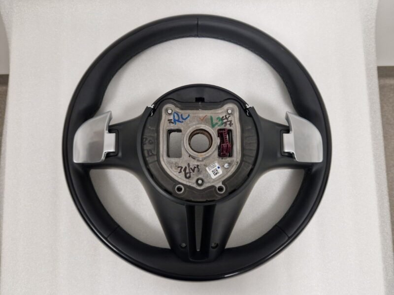 Mercedes W223 EQS 2021+ Piano Black & Leather & Wood Steering Wheel New