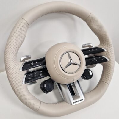 OEM Mercedes-benz AMG Performance Steering Wheel | Beige | HEATED | W223 W213
