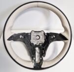 Mercedes-Benz OEM W223 S-Class 2021+ Black Piano Wood Beige Steering Wheel Rim
