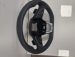 Genuine AUDI S line Q7 Q8 SQ7 SQ8 steering wheel new black leather grey stitches