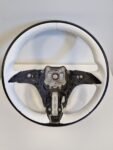 EQS | EQS SUV Mercedes-Benz Black Piano Wood White Steering Wheel Rim OEM