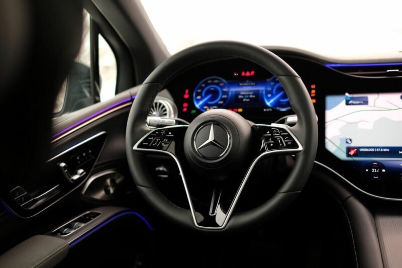 Mercedes-Benz OEM EQS sedan EQS SUV 2021+ Exclusive Wood Steering Wheel Rim