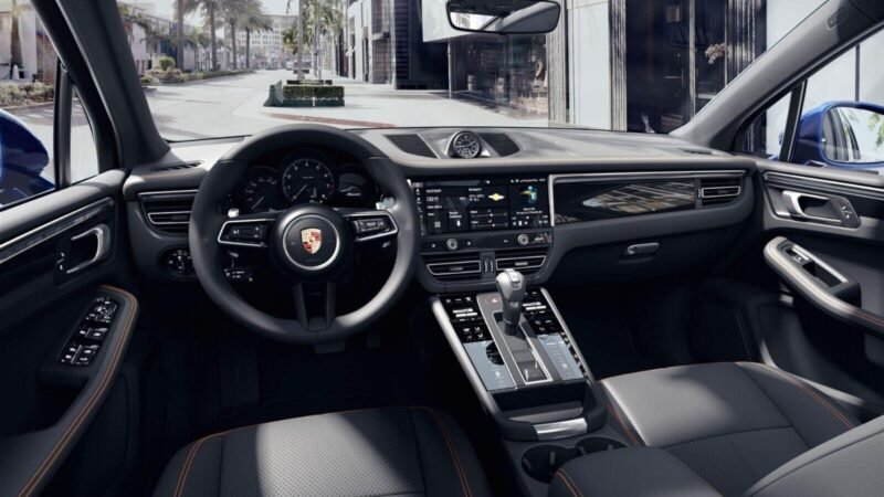 Porsche Macan 2019+ Piano Black Interior Trim Set Of 7 Brand New OEM